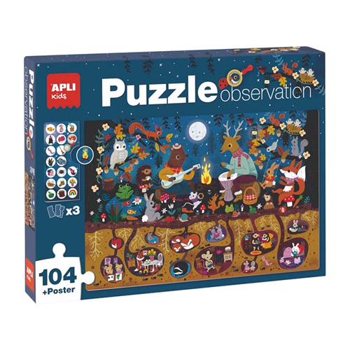 Junior observatiepuzzel - Het Bosl | Apli Kids Junior observatiepuzzel - Het Bosl | Apli Kids